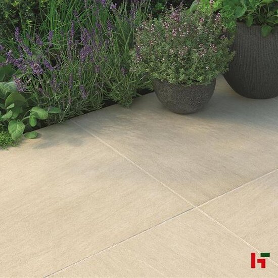 Keramische tegels - Grifia, Keramische Terrastegel Sand 60 x 60 x 2 cm - Stoneline