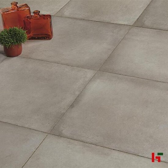 Keramische tegels - Cementi, Keramische Terrastegel Ash 60 x 60 x 2 cm - Stoneline
