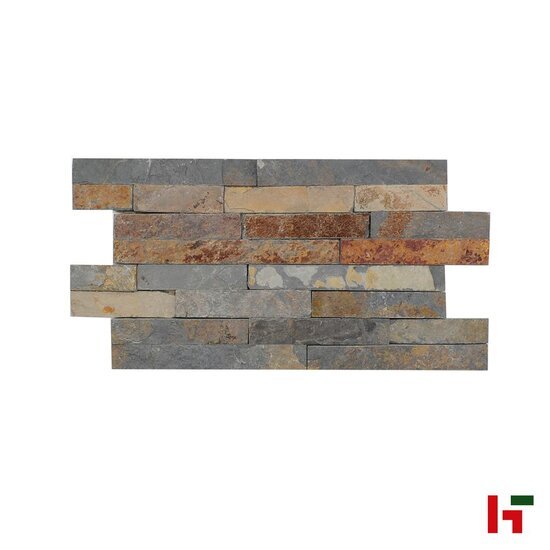 Steenstrips - Steenstrip Natural Brugge Small 40 x 10 x 0,7 - 1,5 cm - Bauma stone