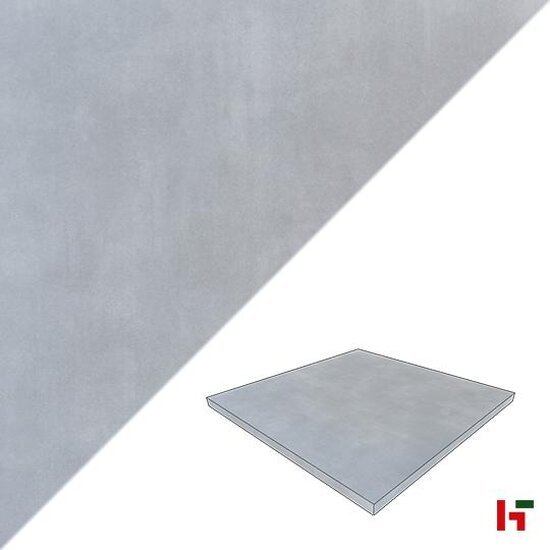 Keramische tegels - Strada, Keramische Terrastegel Grey 60 x 60 x 2 cm - Stoneline