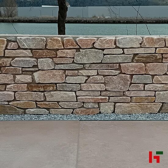 Steenstrips - Steenstrip Rock Aalst Strips 10 - 40 x 5 - 15 x 2,5 - 4 cm - Bauma stone