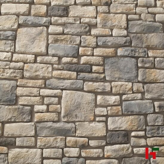 Steenstrips - Steenstrip Concrete Bergo 62 5 - 50 x 3 - 5 cm - Bauma stone