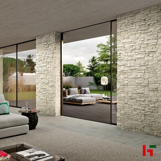 Steenstrips - Steenstrip Concrete Siena 03 20 / 30 / 50 x 10 x 2 - 5 cm - Bauma stone