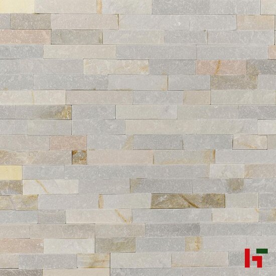 Steenstrips - Steenstrip Natural Hoekenset Gent 40 x 15 x 1,5 - 2 cm - Bauma stone