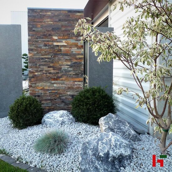 Steenstrips - Steenstrip Natural Hoekenset Brugge 20 x 15 x 1,5 - 2 cm - Bauma stone