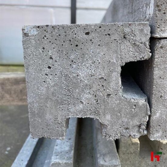 Betonschutting - Betonpaal met vlakke kop Hoekpaal 80 / 40 cm - Private label