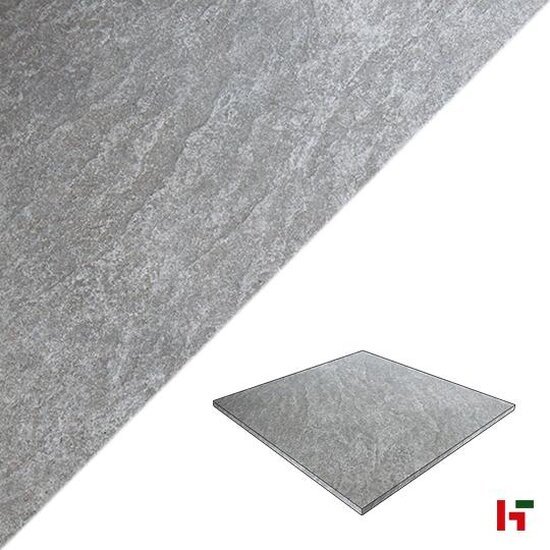 Keramische tegels - Roxstones, Keramische Terrastegel Silver Gray 75 x 75 x 2 cm - Private label