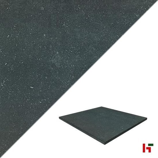 Keramische tegels - Extra.C, Keramische Terrastegel Pierre Noir 60 x 60 x 1,8 cm - Private label