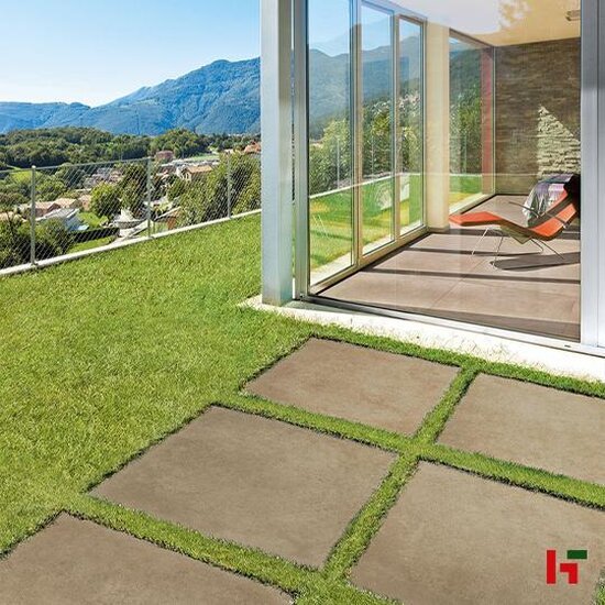 Keramische tegels - Concreta, Keramische Terrastegel Terra 60 x 60 x 2 cm - Private label