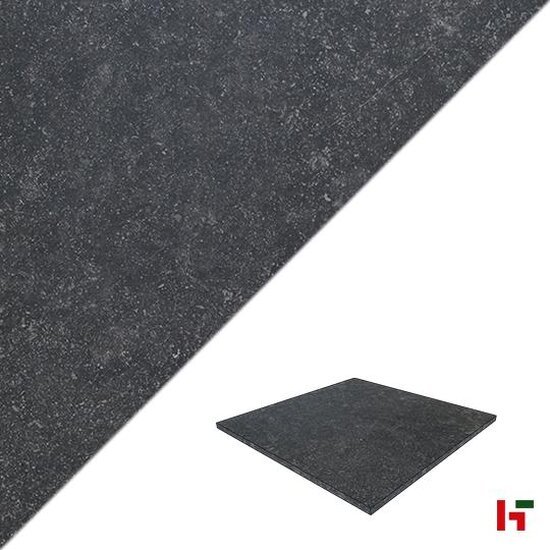 Keramische tegels - Pacific, Keramische Terrastegel Black Strutt 60 x 60 x 1,8 cm - Private label