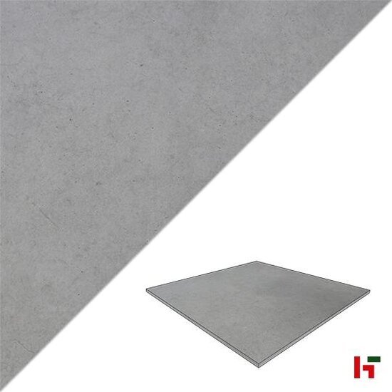 Keramische tegels - Lucca, Keramische Terrastegel Cemento 90 x 90 x 2 cm - Private label