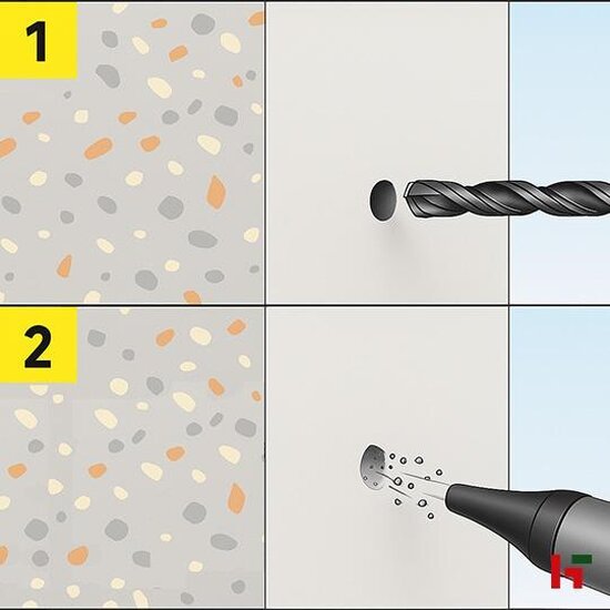 Bouten, moeren & ringen - Betonschroeven met zeskantkop 120 mm Small Box M 8 SW 10 Verzinkt staal - SWG