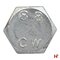 Bouten, moeren & ringen - Zeskantbout met moer, Verzinkt staal 30 mm Small Box M 6 SW 10 - SWG