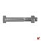 Bouten, moeren & ringen - Zeskantbout met moer, Verzinkt staal 30 mm Small Box M 6 SW 10 - SWG