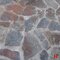 Natuursteentegels - Leisteen Bordeaux-Zwart, Flagstone Natuurruw L - 120kg/m² - Private label