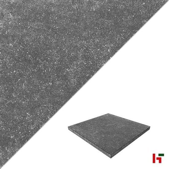Keramische tegels - Solido Ceramica, Bluestone Dark 60 x 60 x 3 cm - Stone Base