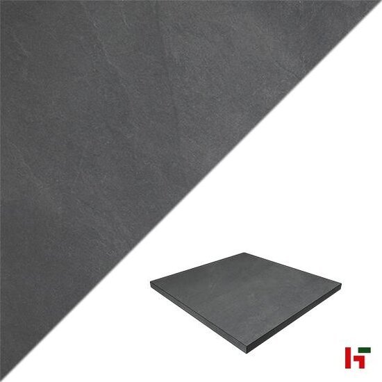 Keramische tegels - Slate Ceramica Black 60 x 60 x 3 cm - Private label