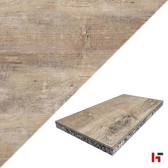 GeoCeramica - GeoCeramica Wood, Timber Noce 80 x 40 x 4 cm - MBI