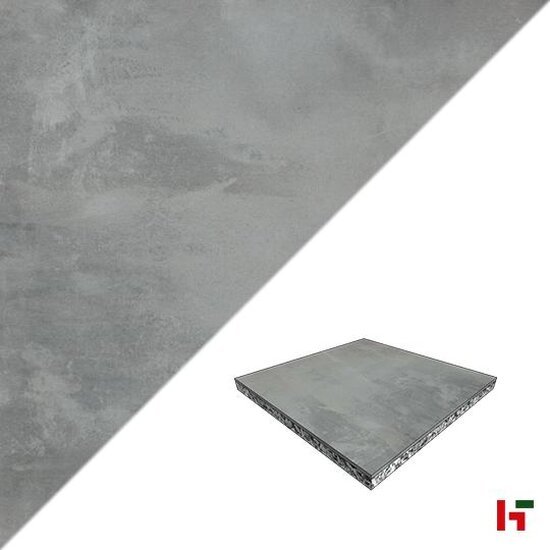 GeoCeramica - GeoCeramica, Concreet Smoke 60 x 60 x 4 cm - MBI