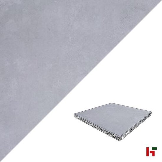 Keramische tegels - GeoCeramica Concreet Silver 60 x 60 x 4 cm - MBI