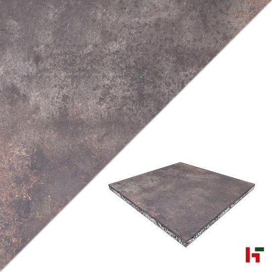 GeoCeramica - GeoCeramica, Corten Steel 80 x 80 x 4 cm - MBI