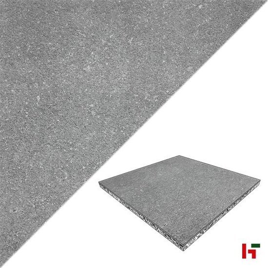Keramische tegels - GeoCeramica BB Stone Dark Grey 80 x 80 x 4 cm - MBI