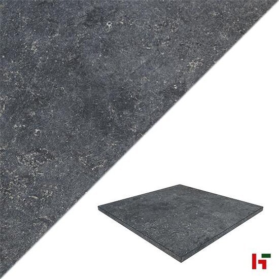 Natuursteentegels - Pacific Black 80 x 80 x 3 cm Verouderd Antic finish - Private label