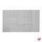 Betonklinkers - Vellingkantsteen, Betonklinker Grijs 20 x 20 x 6 cm - Coeck