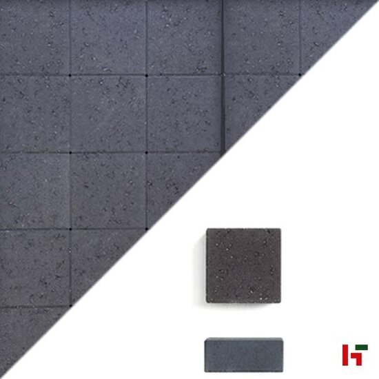Betonklinkers - Vellingkantsteen Zwart 15 x 15 x 6 cm - Coeck