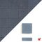 Betonklinkers - Vellingkantsteen Arduinblauw 20 x 20 x 6 cm - Coeck