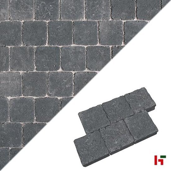 Betonklinkers - Stonehedge Titaangrijs 15 x 15 x 6 cm - Marlux