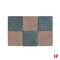 Betonklinkers - Carremar getrommeld, Betonklinker Bruin-Zwart 11 x 11 x 6 cm - Martens