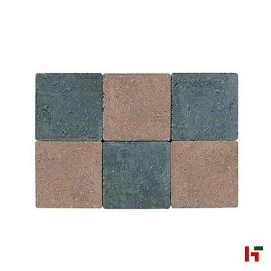 Betonklinkers - MbM-stone Bruin-Zwart 21 x 21 x 6 cm - Martens