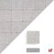 Betonklinkers - Inline getrommeld Grijs 20 x 20 x 6 cm - Coeck