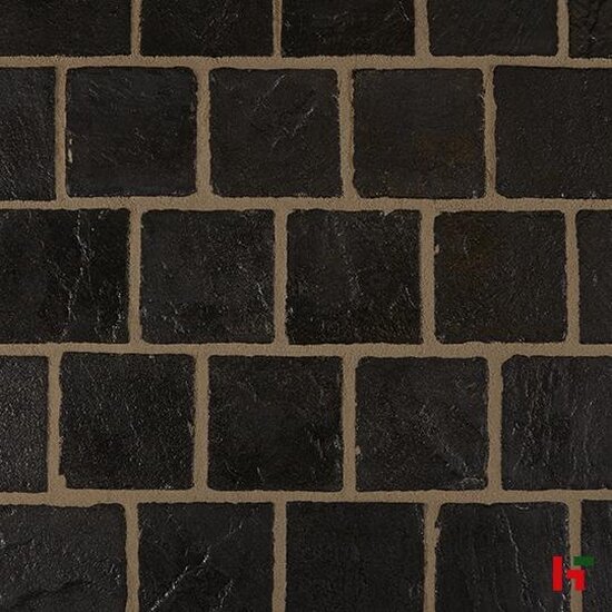 Beton kasseien - Plazza, Replica Kandla Platines - Gietbeton Basalt 15 x 15 x 6 cm - Stoneline