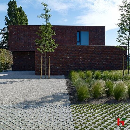 Ecologische bestrating - Grasbetontegel helix, grijs 60 x 40 x 10 cm - Stone & Style