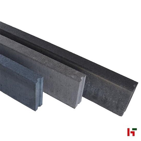 Boordstenen - Infinito Texture boordsteen Black 20 cm - Marlux