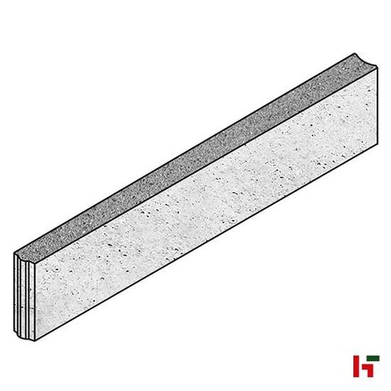 Boordstenen - Infinito Texture, Boordsteen Medium Grey 20 cm - Marlux