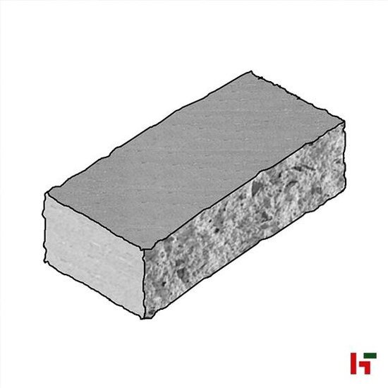 Muurelementen & stapelblokken - Granuwall Antraciet 50 x 25 x 15 cm afdeksteen (2-zijdig bewerkt) - Marlux