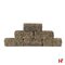 Muurelementen & stapelblokken - Granuwall Brons Genuanceerd 30 x 12 x 12 cm - Marlux