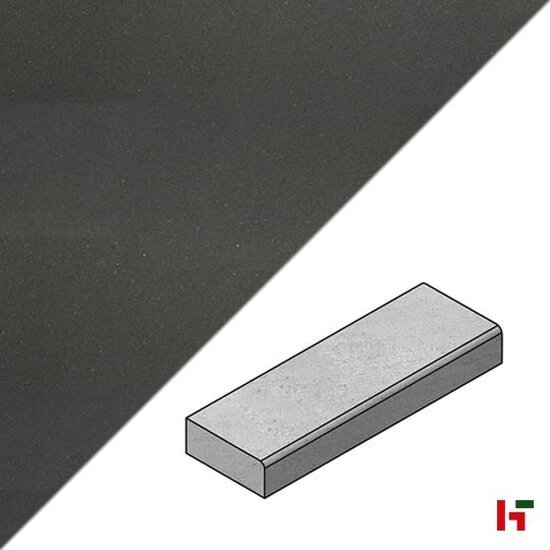 Tuintrappen - Infinito Comfort, Traptrede Black 120 x 40 x 15 cm - Marlux