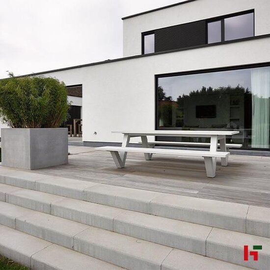 Trappen & trapstenen - Carreau + Megatrap Gris Naturel 50 x 40 x 15 cm - Stone & Style