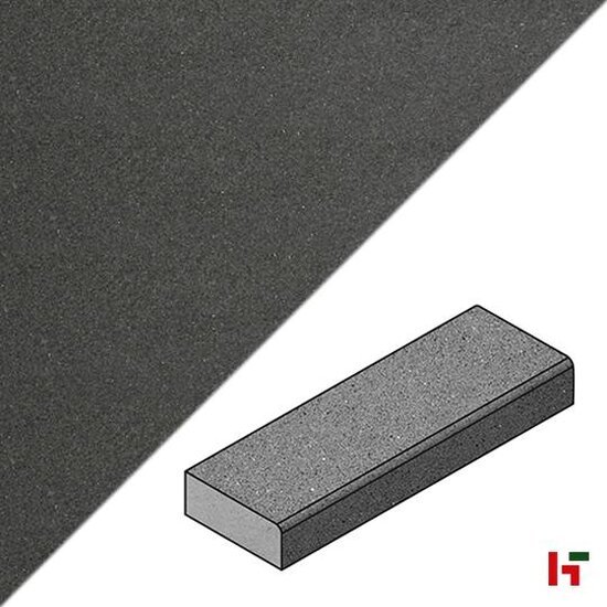 Trappen & trapstenen - Infinito Texture, Traptrede Black 60 x 40 x 15 cm - Marlux