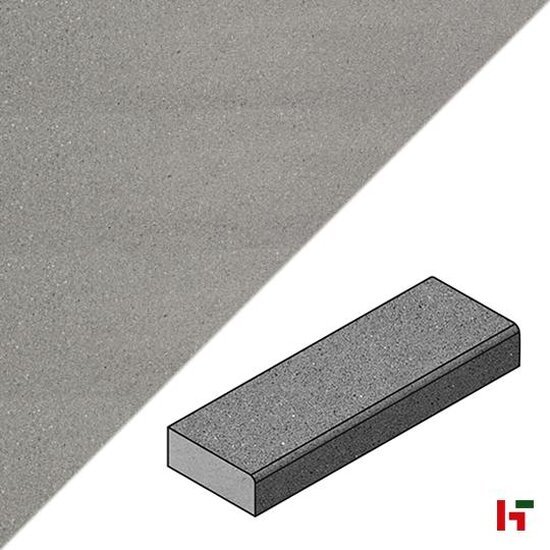 Trappen & trapstenen - Infinito Texture traptrede Medium Grey 60 x 40 x 15 cm - Marlux
