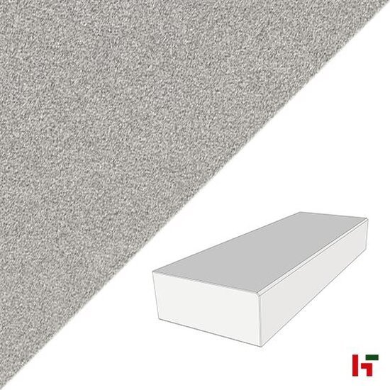 Tuintrappen - Estrel, Natuursteen Trapblok - Graniet 100 x 35 x 15 cm Gevlamd & Geborsteld - Stoneline