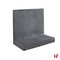 L-elementen - L element (Keermuur) Zwart 50 cm 60 cm - Private label