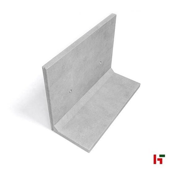Keerwanden - Keerwand voor standaard plaatsing Grijs 200 cm 450 cm - Private label