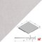 Zwembadboorden & vijverranden - Mega Smooth, Zwembadboord Grey Velvet Hoekstuk 100 x 100 x 5 / 6 cm - Stone & Style