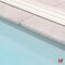 Zwembadboorden & vijverranden - Orient Dark zwembadboord 50 x 30 x 3 / 5 cm Afgerond 180° verzoet Gevlamd - Private label
