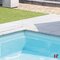 Zwembadboorden & vijverranden - Orient Dark zwembadboord Binnenhoek 50 x 50 x 3 / 5 cm Afgerond 180° verzoet Gevlamd - Private label